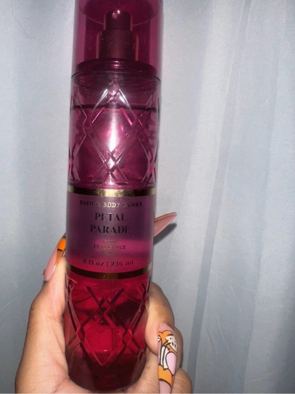 Bath & Body Works Petal Parade Fine Fragrance Mist - Dark Pink Bottle